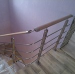 Пластиковые перила на винтовые лестницы